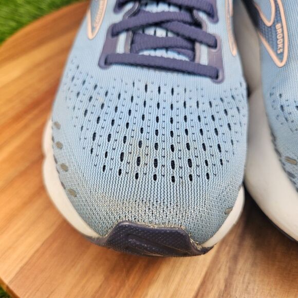 Brooks Glycerin 20 Shoes Womens Size 8.5 Blue White Athletic Running Sneakers - Picture 7 of 14